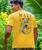 Gecko Watercolor - Pineapple Dyed Short Sleeve Crewneck T-Shirt