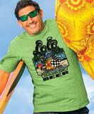 B. Kliban Lolo Beer - Kiwi Dyed Short Sleeve Crewneck T-Shirt
