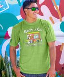 Hawaiian Humane Society Adopt A Cat Ice Cream Treats - Kiwi Dyed Short Sleeve Crewneck T-Shirt