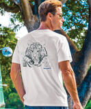 Discovery Channel Angry Tiger - White Short Sleeve Pima T-Shirt