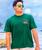 Artsy Diamond Head - Forest Green Short Sleeve Crewneck T-Shirt