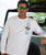 Diamond Humu - White Long Sleeve Crewneck T-Shirt