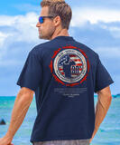 Pacific Historic Parks Salute Their Sacrifice - Navy Short Sleeve Crewneck T-Shirt