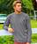Tribal Hammer Thresher Ti - Crater Dyed&amp;reg; Long Sleeve Crewneck T-Shirt