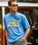 Volkswagen Hawaiian Humane Society Dog Day - Blue Hawaii Dyed Short Sleeve Crewneck T-Shirt