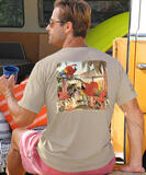Exotic Birds - Kona Coffee Dyed Short Sleeve Crewneck T-Shirt
