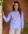 Tiny Whites - Lavender Dyed Long Sleeve Crewneck T-Shirt