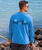 Tribal Honu Band - Blue Hawaii Dyed Long Sleeve Crewneck T-Shirt