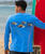 Humu Band - Blue Hawaii Dyed Long Sleeve Crewneck T-Shirt