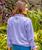 Jewels Of The Sea - Lavender Dyed Long Sleeve Lightweight Pullover