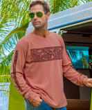 Bristly Langlois Band - Chile Dyed Long Sleeve Crewneck T-Shirt
