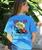 Hawaiian Humane Society Adopt A Dog Sidecab Dogs - Blue Hawaii Dyed Short Sleeve Crewneck T-Shirt