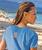 Palm Floral - Blue Hawaii Dyed Short Sleeve Crewneck T-Shirt
