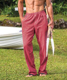 Paradise Red Dyed Twill Pants