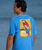 Painted Parrot - Blue Hawaii Dyed Short Sleeve Crewneck T-Shirt
