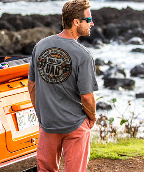 Road Trip With Dad - Crater Dyed&reg; Short Sleeve Crewneck T-Shirt