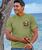 Sunset Splash - Hemp Dyed Short Sleeve Crewneck T-Shirt