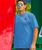 Stars And Stripes Forever - Blue Hawaii Dyed Short Sleeve Crewneck T-Shirt