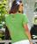 Kiwi Quilt - Kiwi Dyed Short Sleeve Scoop Neck T-Shirt