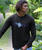 Marlin Tattoo - Jet Black Long Sleeve Pima T-Shirt
