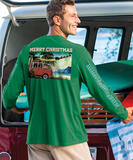 Volkswagen Believe Sunset - Wintergreen Dyed Long Sleeve Crewneck T-Shirt