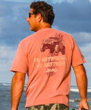 Jeep Tracks - Chile Dyed Short Sleeve Crewneck T-Shirt