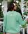 Hawaiian Kiwi Band - Key Lime Dyed Long Sleeve Lightweight Pullover