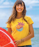 Tropic Vibes - Pineapple Dyed Short Sleeve Crewneck T-Shirt