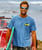 Volkswagen Vw Kekaha Bug - Blue Hawaii Dyed Short Sleeve Crewneck T-Shirt
