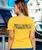 Tranquil Floral - Pineapple Dyed Short Sleeve Scoop Neck T-Shirt
