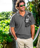 Mano Aumakua - Crater Dyed&reg; Short Sleeve Pique' Polo Shirt