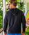 Tribal Honu Manta Flow - Black/Charcoal Long Sleeve Longboard Hooded Tee