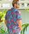 Kia'i - Red/Teal Short Sleeve Hawaiian Polo Shirt