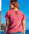 B. Kliban Kiss A Cat - Paradise Red Dyed Short Sleeve Scoop Neck T-Shirt