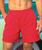 Candy Apple Red Dyed Crazyshorts® Twill Shorts