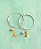 Wyland® Ocean Treasures Whale Tail - Hoop Earrings