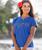 Hawaiian Whimsy - Sapphire Short Sleeve Crewneck T-Shirt