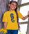 Seahorse Floral - Pineapple Dyed Short Sleeve Crewneck T-Shirt