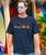 B. Kliban Canoe Cats - Navy Short Sleeve Crewneck T-Shirt