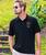 Canoe Hoe - Black Short Sleeve Pique' Polo Shirt
