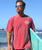 America EST 1776 - Paradise Red Dyed Short Sleeve Crewneck T-Shirt