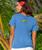 B. Kliban Tea Cat - Blue Hawaii Dyed Short Sleeve Scoop Neck T-Shirt