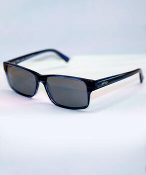 Revo Finley Blue Horn/Graphite - Sunglasses