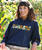 Cinnamon Melody - Navy Long Sleeve Lightweight Pullover