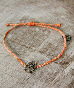 B. Kliban Hula Cat - Salmon/Blush Bracelet