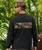 Wavey Floral Band - Black Long Sleeve Crewneck T-Shirt
