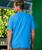 Honor USA - Blue Hawaii Dyed Short Sleeve Pique' Polo Shirt
