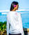 Floral Blends - White Long Sleeve Crewneck T-Shirt