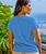 Better At The Beach Scenic - Blue Hawaii Dyed Short Sleeve Crewneck T-Shirt