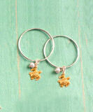 Wyland® Ocean Treasures Sea Turtle - Hoop Earrings